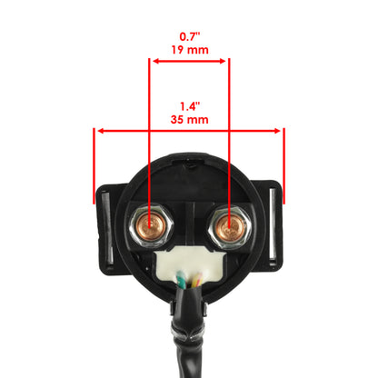 Starter with Relay Solenoid for Hyosung GT250 GT250R (2003–2006)