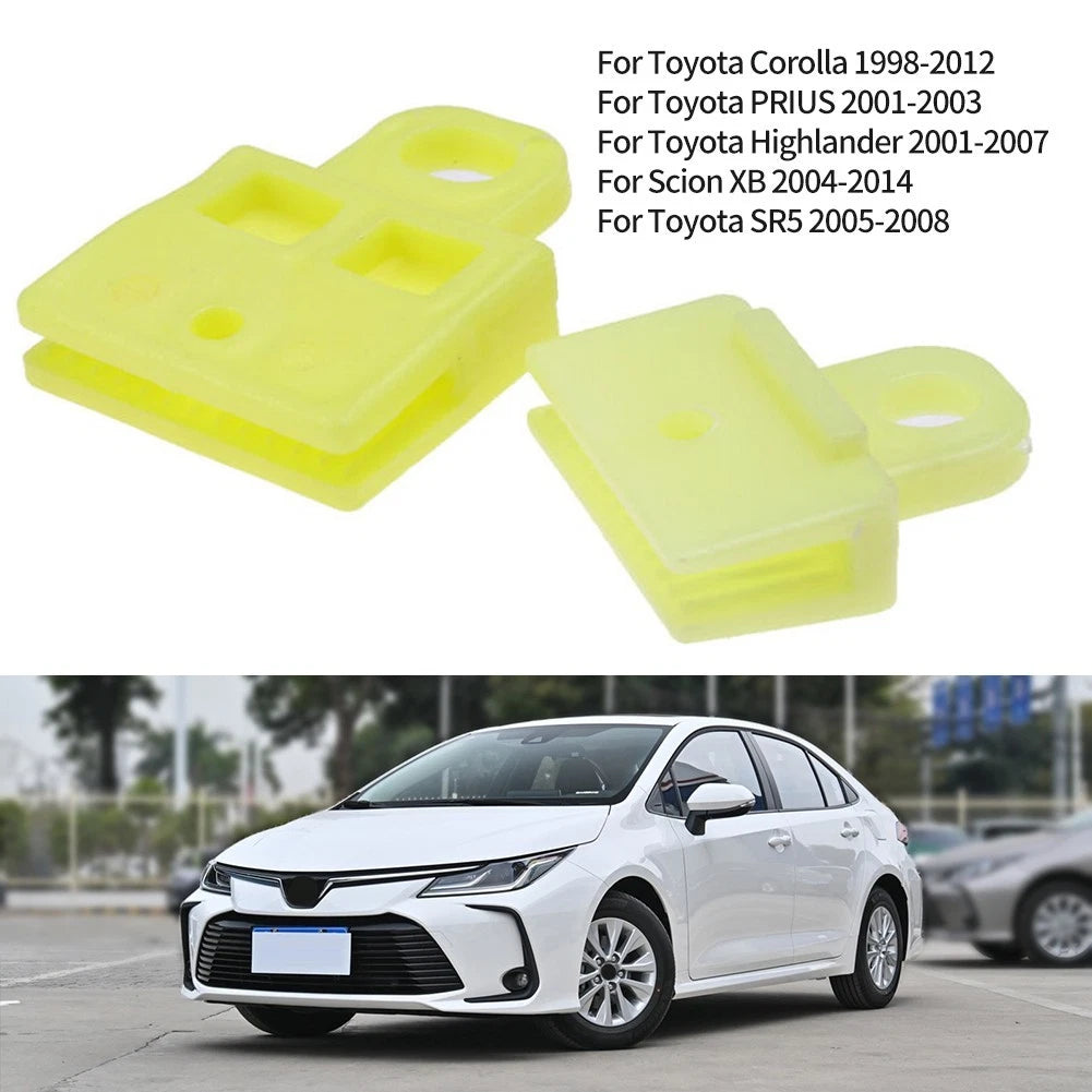 2X Door Glass Channel Clips for Toyota Corolla