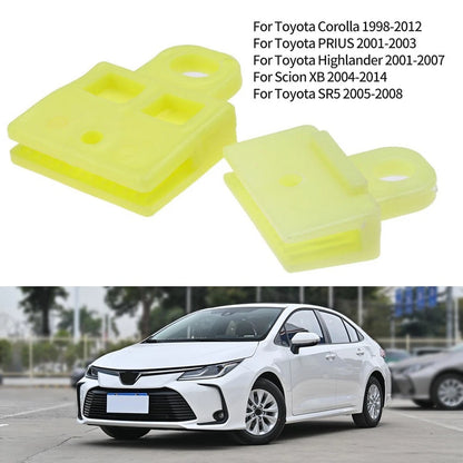 2X Door Glass Channel Clips for Toyota Corolla