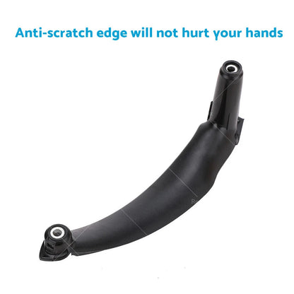Pair Door Handle Pull Trim Cover Black for BMW X5 E70 (2007–2014)