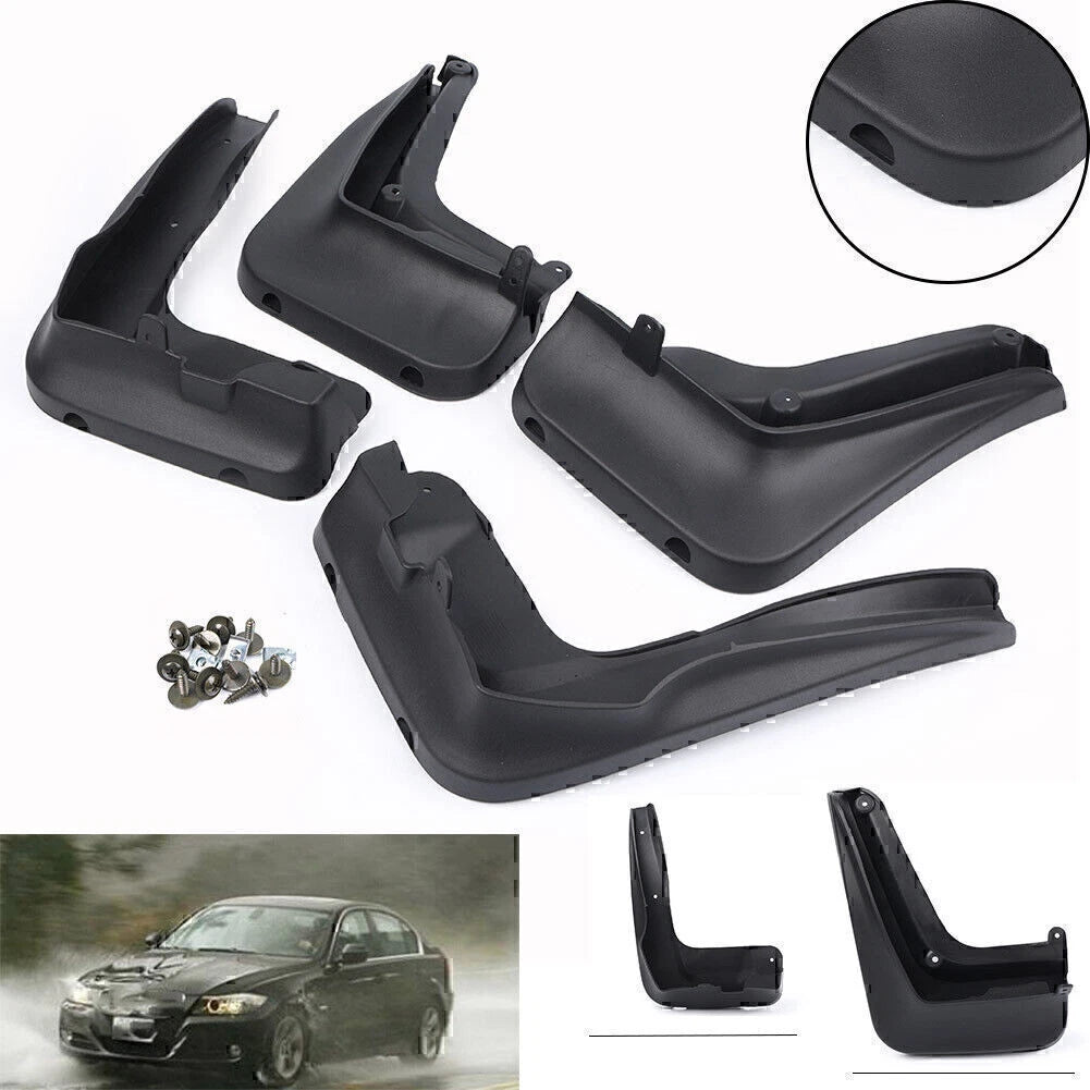 Set of 4 Mudguards for BMW 3 Series E90 E91 E92 (2008–2011)