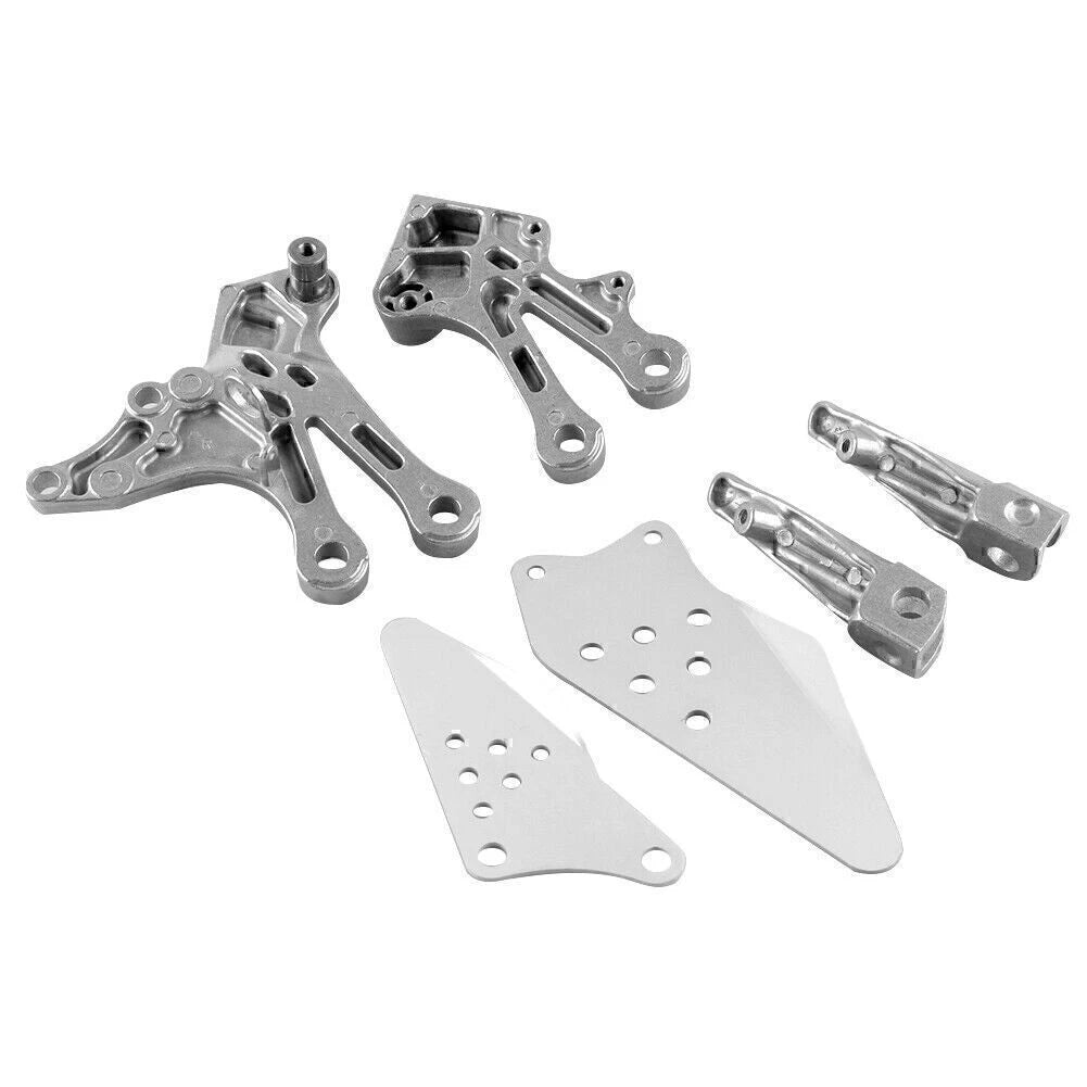 Driver Front Footpeg Foot Rest & Bracket Set for Kawasaki Ninja ZX10R (2004–2005)
