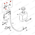 Fitting 861150T02 & Connecter 861163 for Mercruiser BRAVO ONE TWO THREE