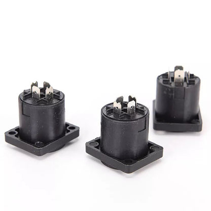 10x Speakon 4-Pin Female Jack Connector for Audio Cable Panel