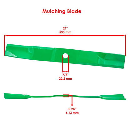 Deck Spindle and Blade Replacement for John Deere F620 F68 F687 F735 (60")