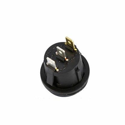 5Pcs Blue LED Round Rocker Switch SPST for Boat Car