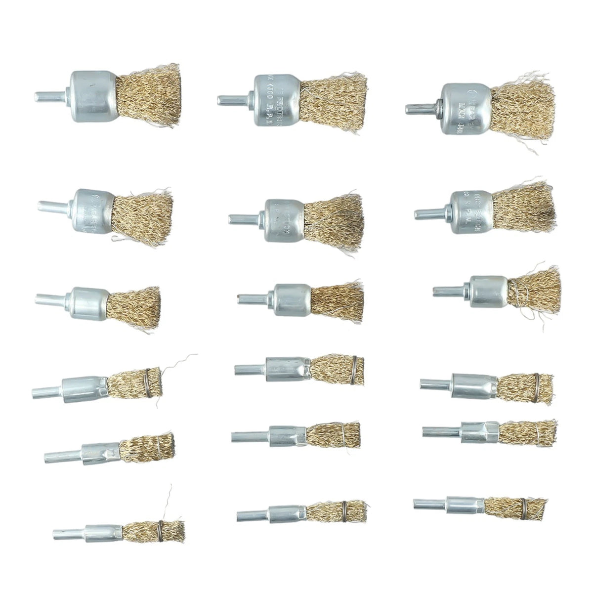 Wire Brush Set for Power Tool (1.2" 1" 6mm Shank)