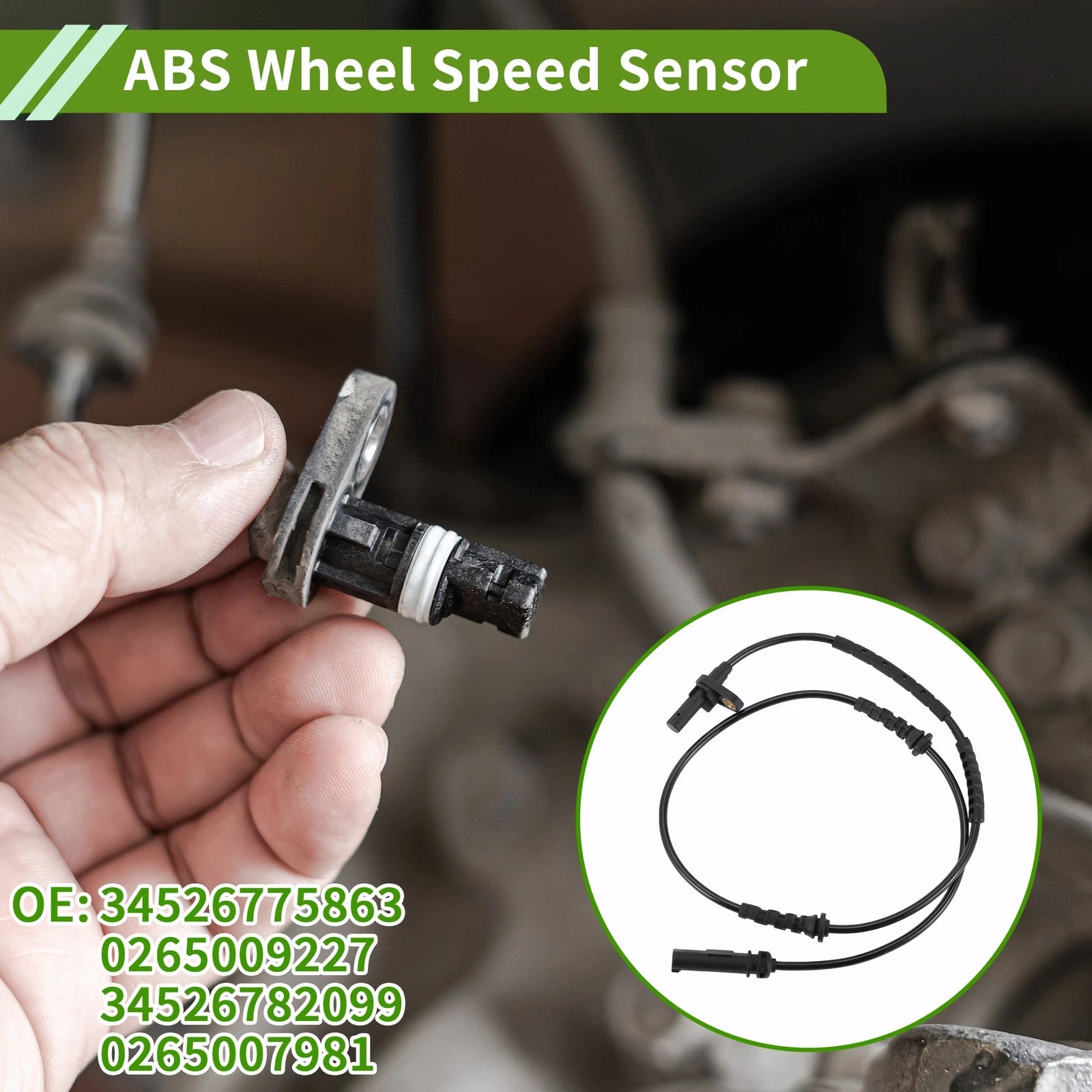 ABS Wheel Speed Sensor Replacement for BMW 750Li (2009–2012)
