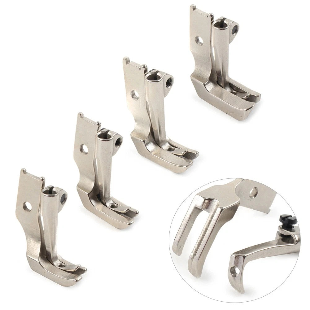 Set of 4 Smooth Bottom Piping Walking Feet for JUKI CONSEW SINGER Sewing Machine
