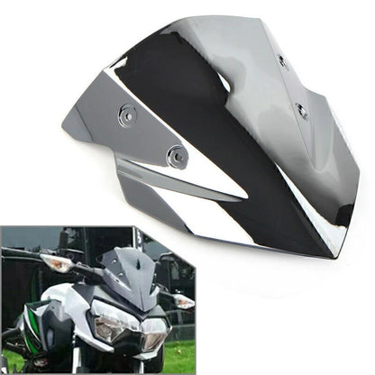 Motorcycle Windshield for Kawasaki Z400 (2018–2022) ABS Plastic Silver