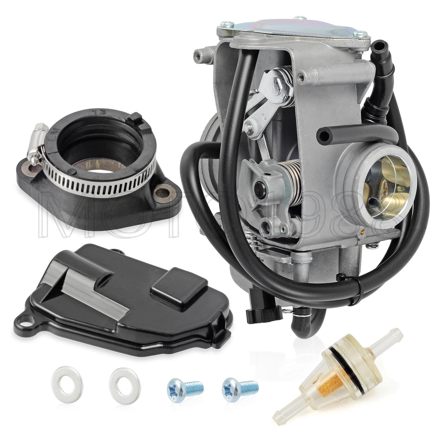 Carburetor & Intake Manifold Boot for Honda TRX350 FourTrax 350 (1986–1987)