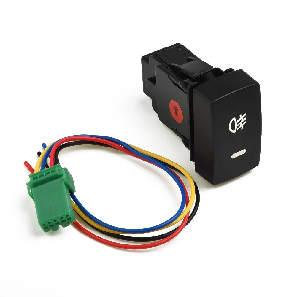 1pc LED Push Button Fog Light Switch for Vehicle