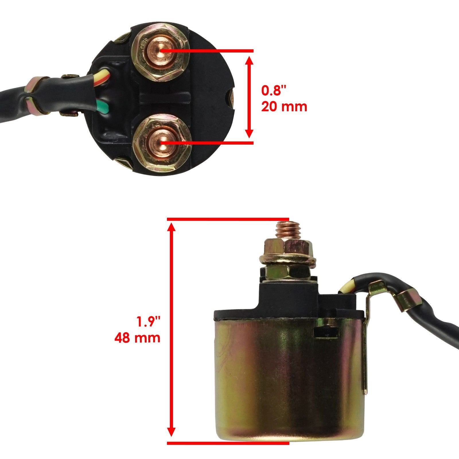 Starter Solenoid Relays Replacement Kit for Honda TRX500 Foreman 2004–2019