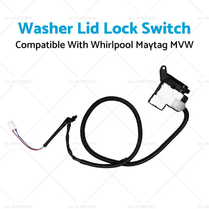 Washer Lid Lock Switch for Whirlpool WTW5010LW0 WTW5015LW0 WTW5057LW0