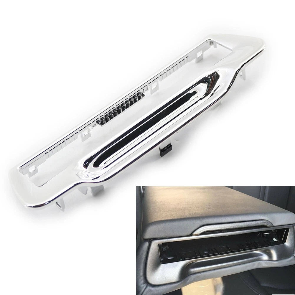 Rear Armrest Cup Holder Trim Panel for Audi A6 A7 (2011–2017) 4G8863289A Chrome