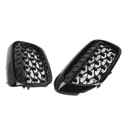 Front Kidney Grille for BMW 5 Series G30 G31 (2017–2019) Glossy Black