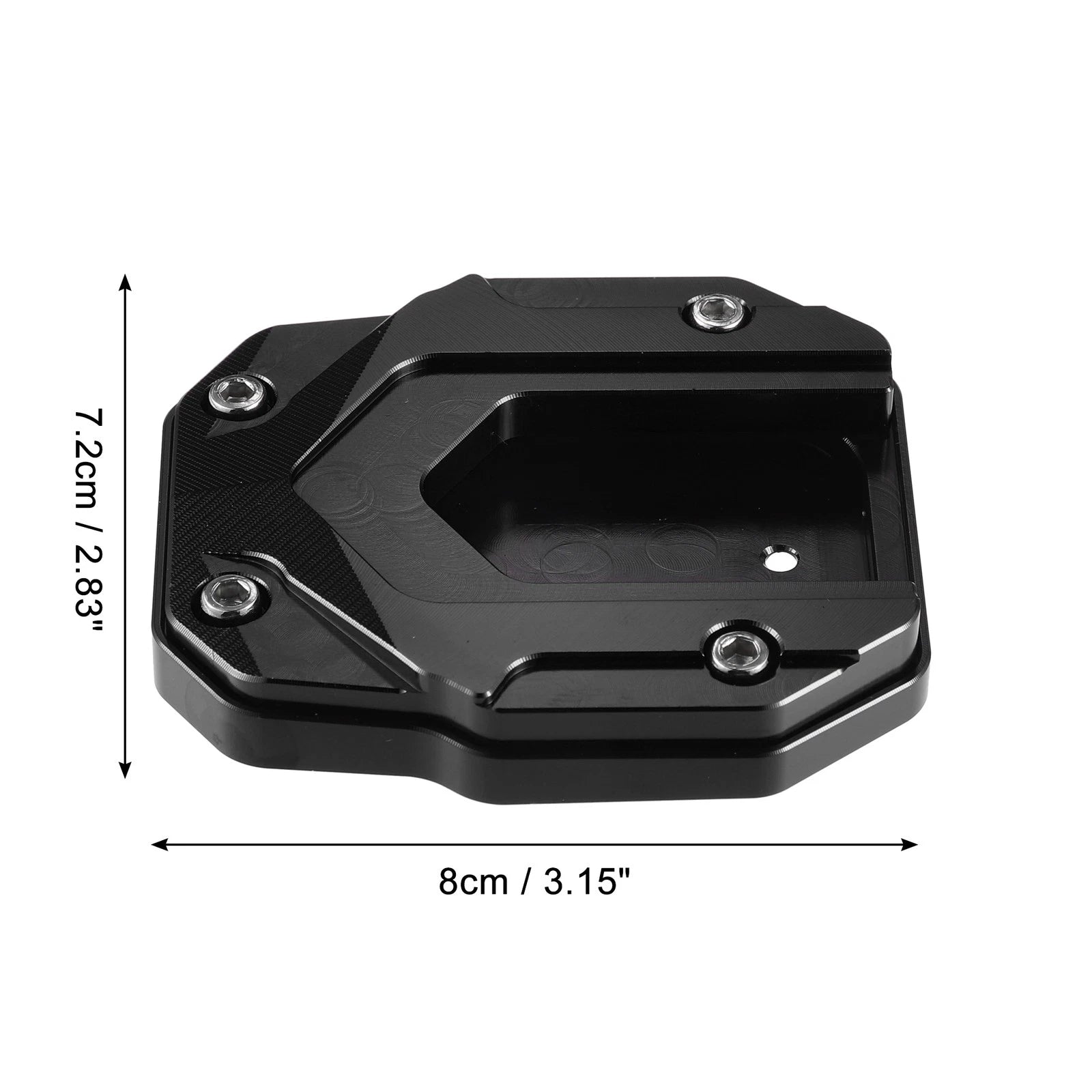 Kickstand Plate Pad Aluminum Alloy Replacement Kit with Wrench for BMW (2000–2024)
