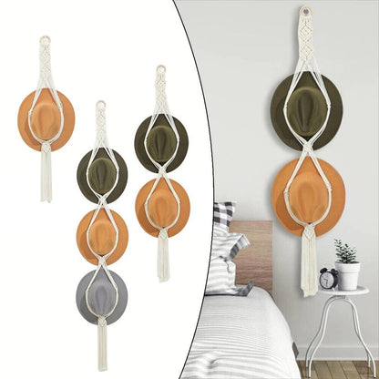 Hat Rack Organizer for Hats (1-3 Hats)
