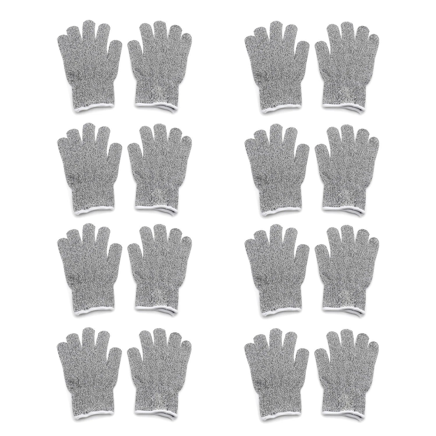 8 Pair Cut Resistant Gloves Level 5 for Kitchen Use