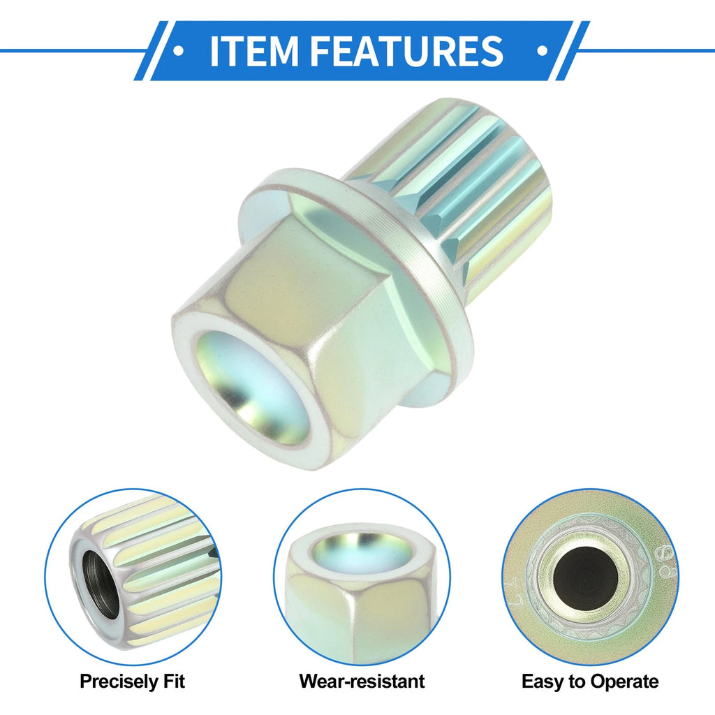 Wheel Lock Lug Nut Key Socket Adapter for BMW 33mm 17mm (1990–2025)