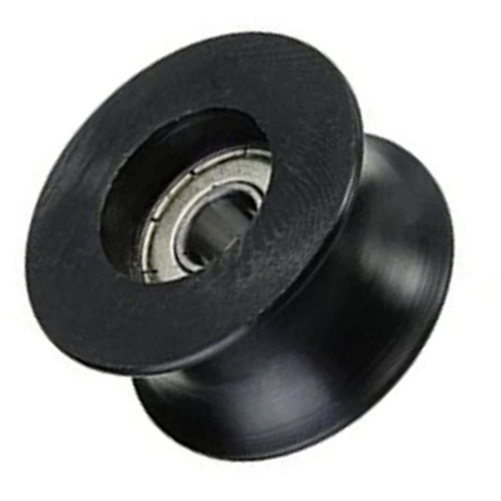 Set of 4 Nylon Coated U Pulleys with Track Ball Bearings for Various Projects