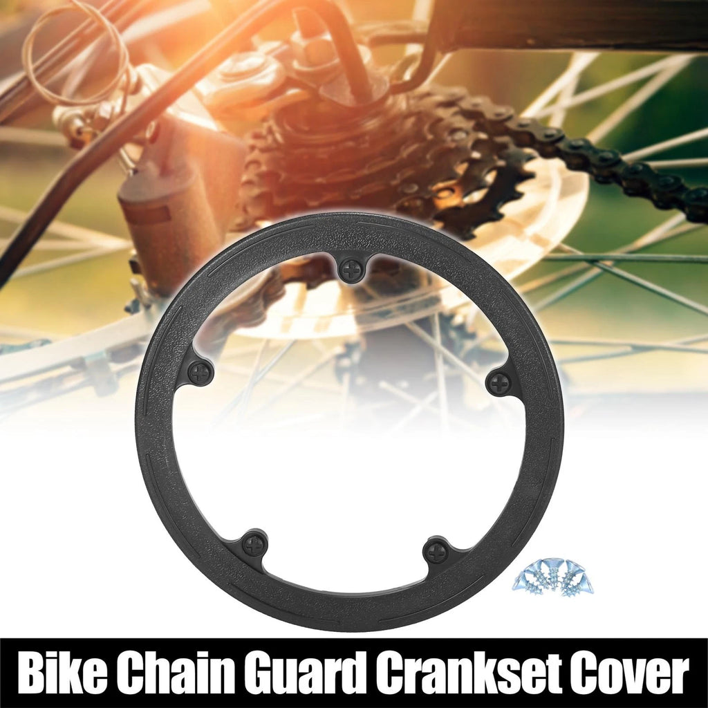 Bicycle Bike Crankset Chainring Cover Protector Black for 44 Teeth (8.5cm)