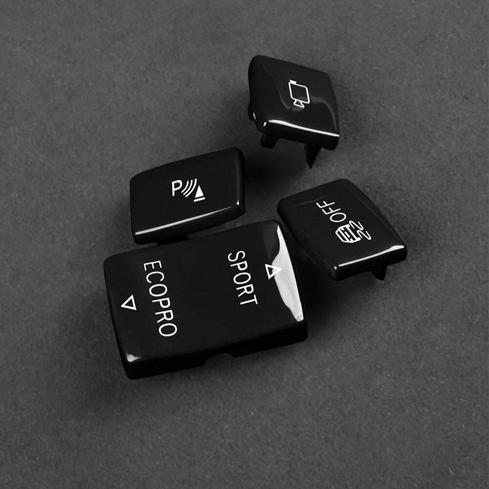 4Pcs Gear Shift Switch Button Cover for BMW 4 Series F32/F33/F36 (2014–2019)