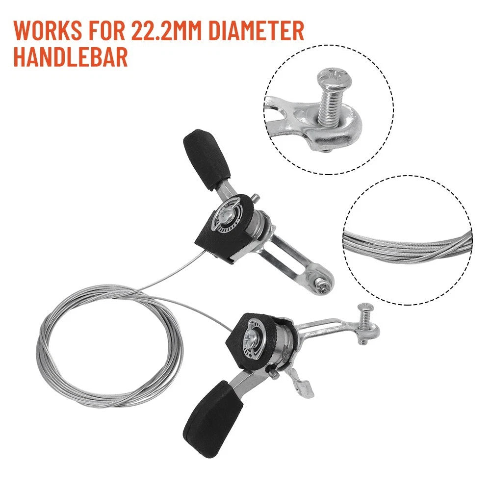 1 Pair Thumb Shifters for Mountain Bike (Compatible with )