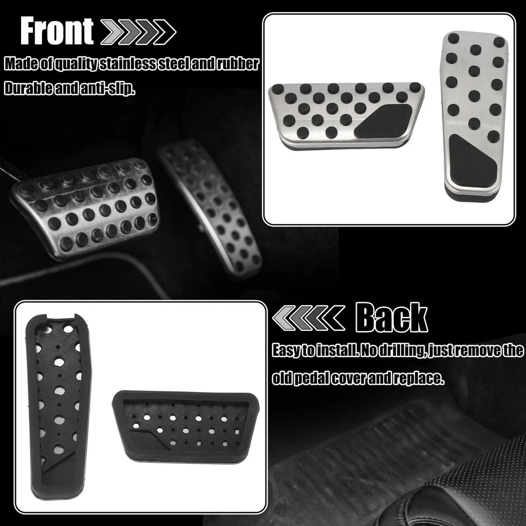 Gas Accelerator Pedal Cover Set for Dodge Challenger Charger (2009–2019)