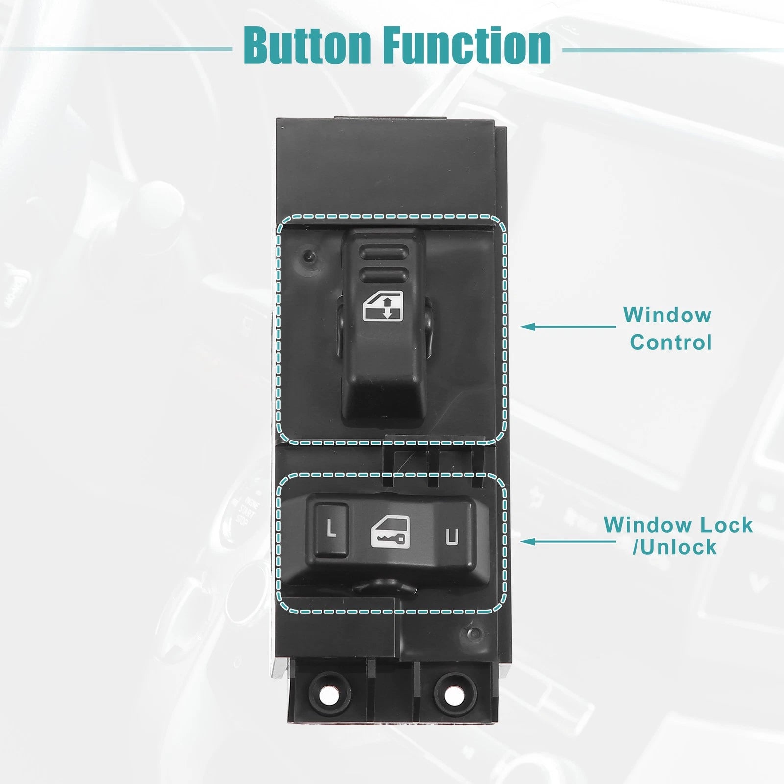 Power Window Switch for Chevy Silverado 1500 2500 (2000–2002)