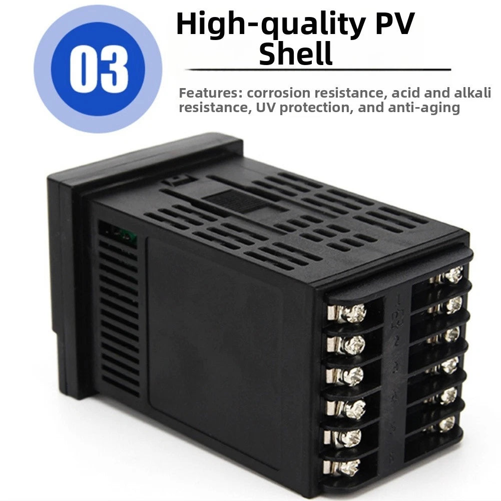 Black Temperature Controller Housing for Automotive Applications (0-400C)