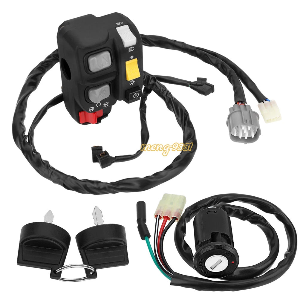 Handlebar Switch & Ignition Key Switch for Honda Recon 250 TRX250TE ES (2007–2020)