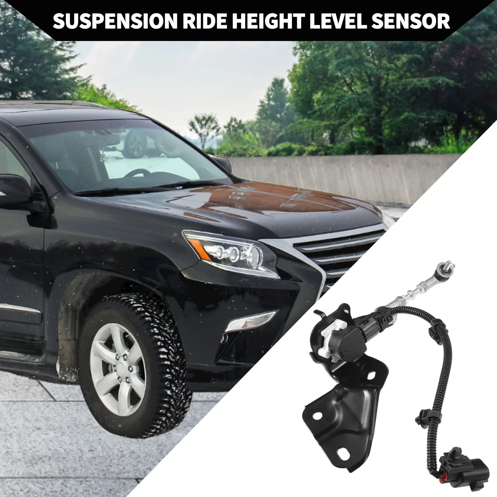 Ride Height Level Sensor Rear Right Replacement for Lexus GX460 (2010–2019)