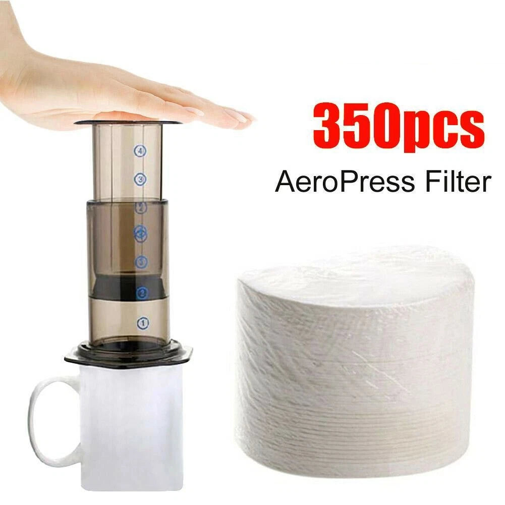 350-Piece Paper Filter Set for Coffee Espresso Machine
