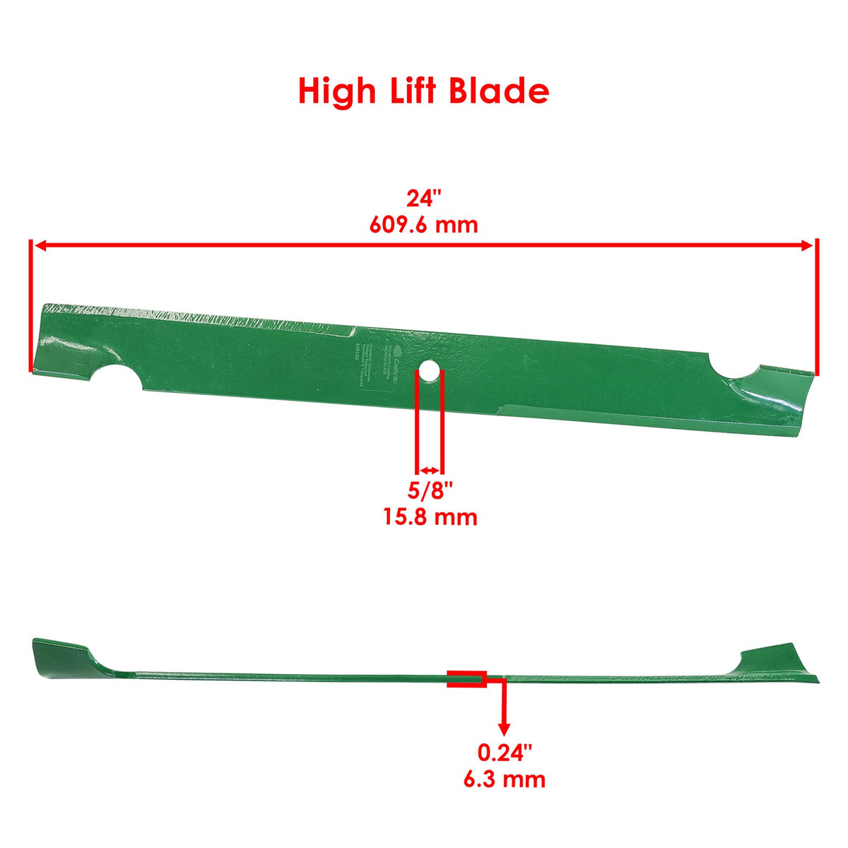Deck Blades with Bolts for Bad Boy 72 inch Deck (2010–2019)