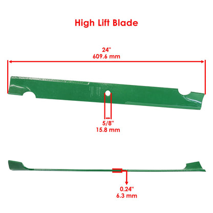 Deck Blades with Bolts for Bad Boy 72 inch Deck (2010–2019)