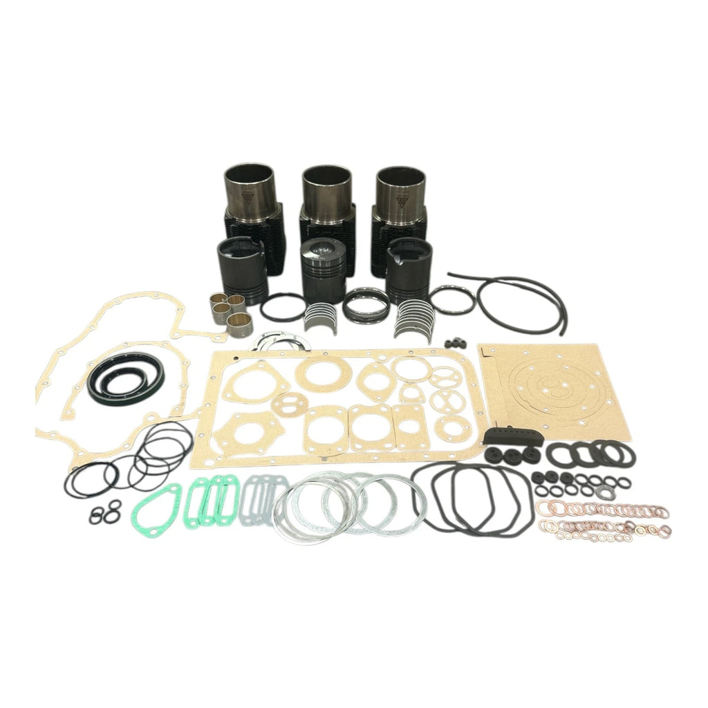 Engine Rebuild Kit for Deutz F3L912 (STD Liners, Piston, 3 Cylinder)