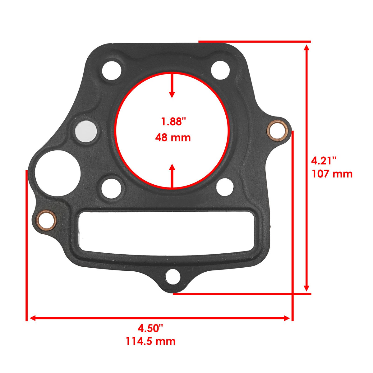 Cylinder Head Gasket Replacement for Honda Sportrax 90 TRX90EX (2007–2008)
