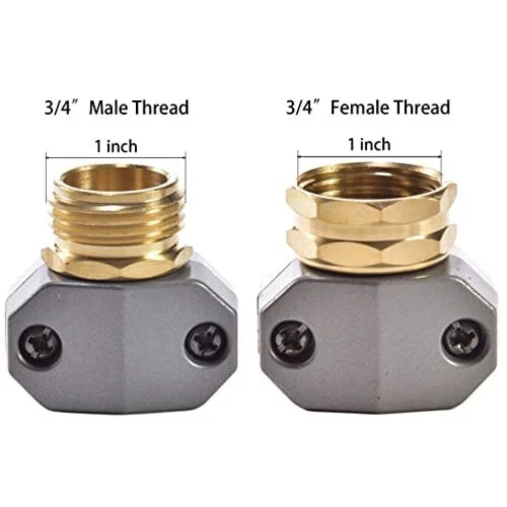 Hose Connectors for Garden Hose (Compatible Multiple Sizes)