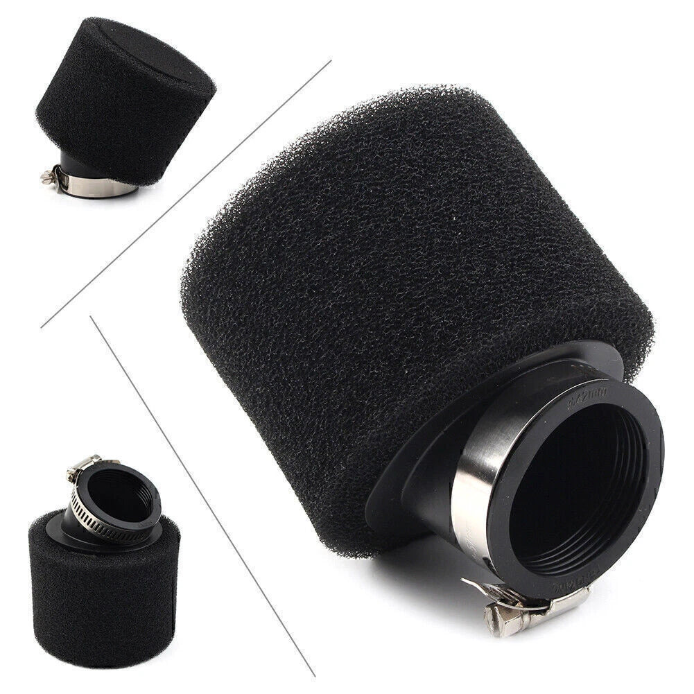 Angled Black Air Filter for CRF XR Pit Dirt Bikes (ATV Quad Go Kart)