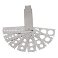 Jewelry Measuring Tool - Compact & Foldable, Stainless Steel