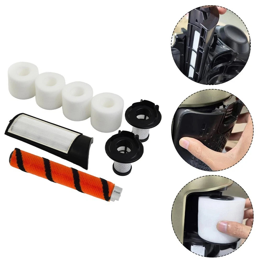 Brushroll Brush Roll Bar + Foam Filter Kit for Shark IC160 IC162