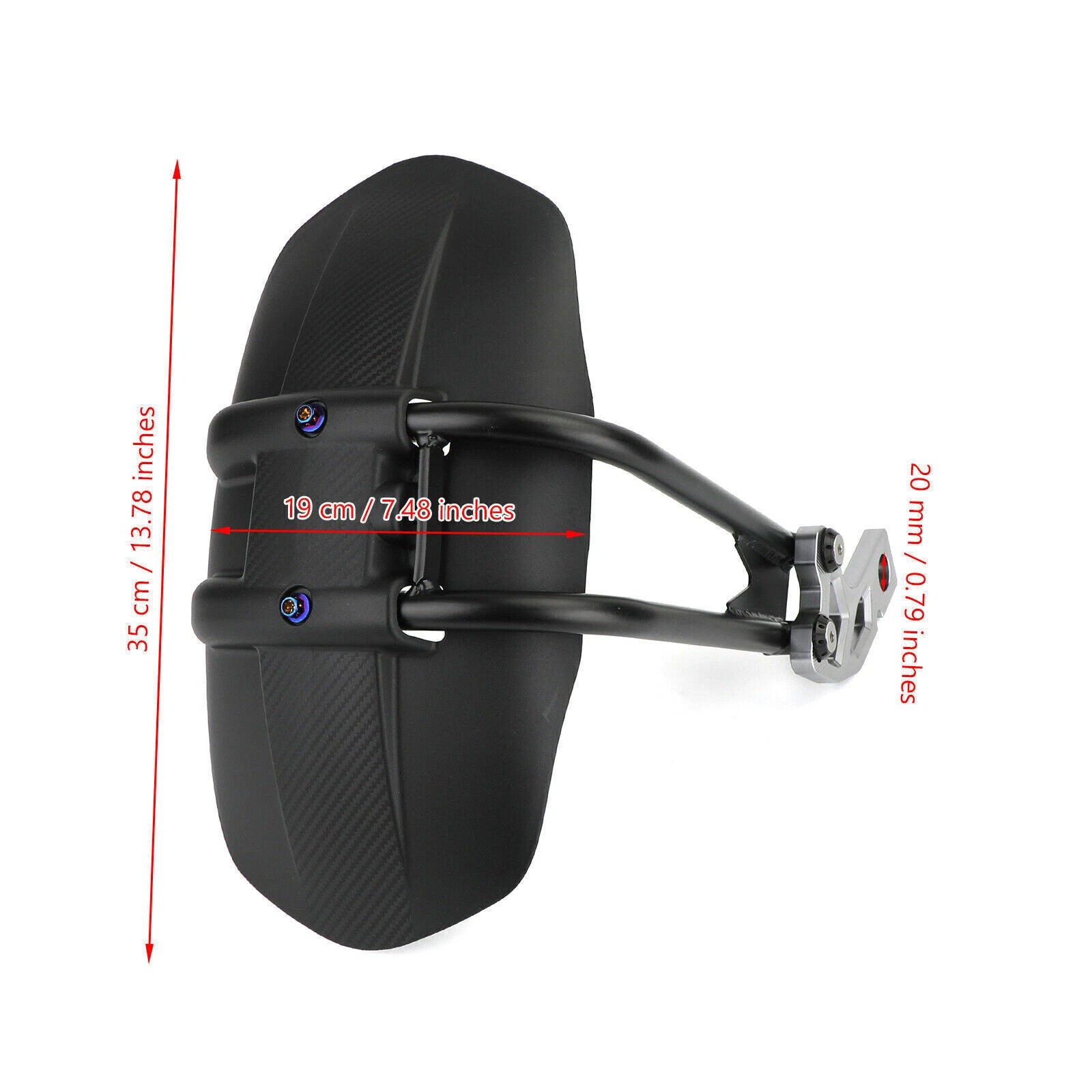 Rear Fender Tire Hugger Mudguard for Honda XADV 750 (2017–2020) Titanium
