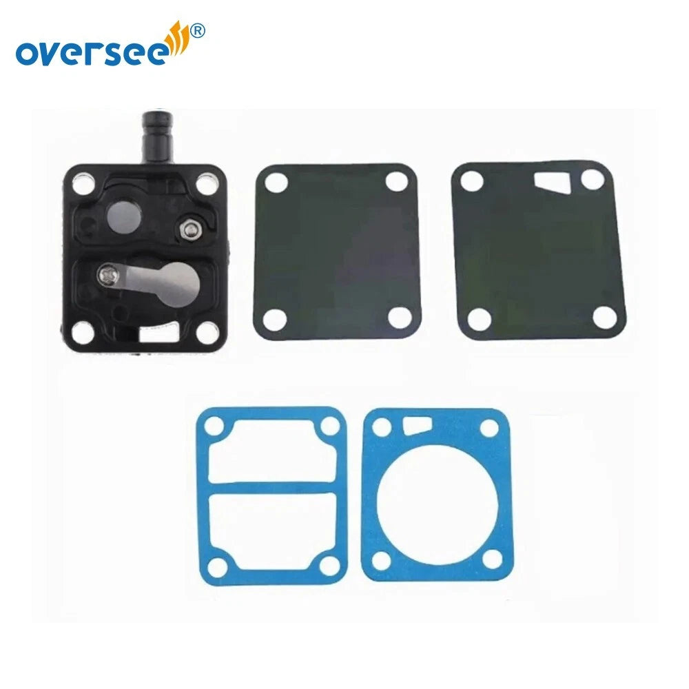 Set of 2 Fuel Pump Diaphragms Gaskets for Mercury 9.9 15 40 50HP (8537291, 8537312)