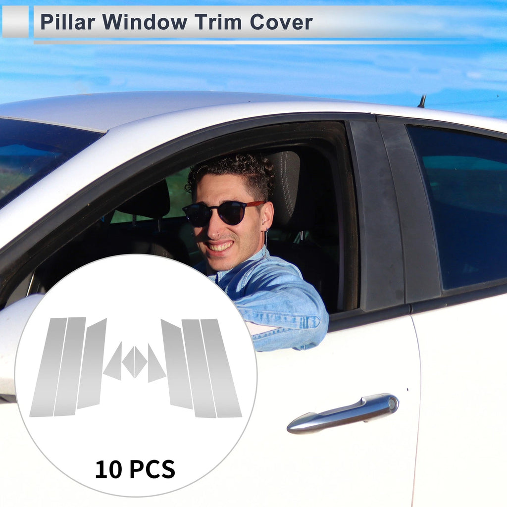 10 Pcs Door Pillar Window Trim Replacement for Mazda CX5 (2017–2024)