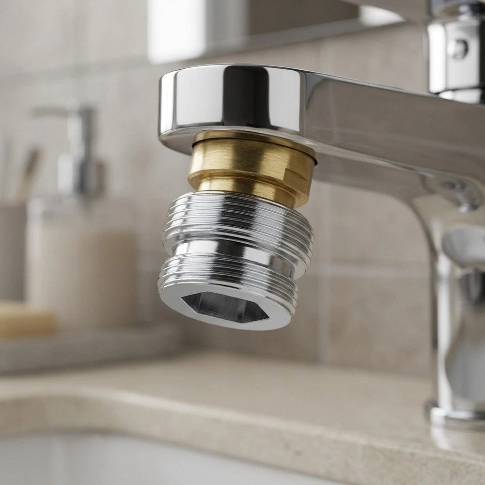 Faucet Aerator Adapter for Basin Faucets (Converts Multiple Sizes to 22)