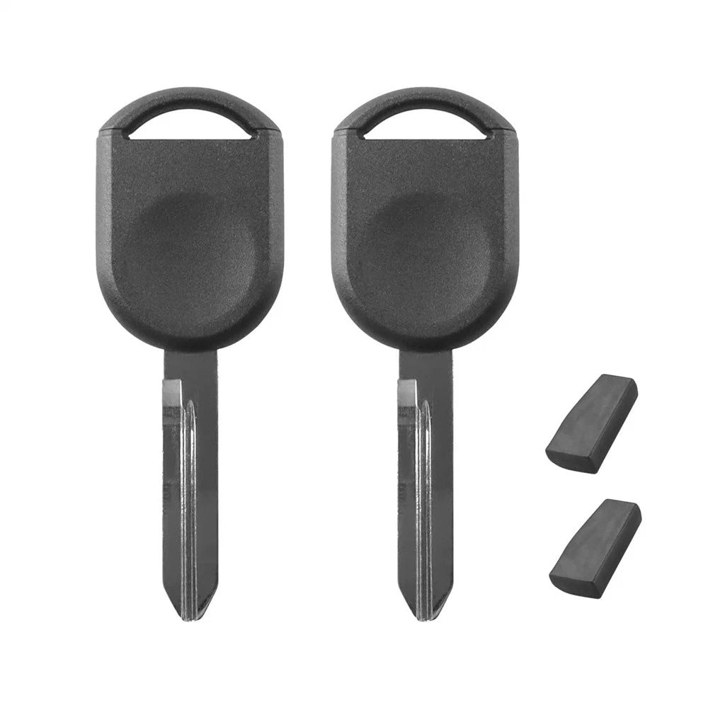 2Pcs Ignition Key Transponder Chip for Ford (4D-63, 4D63, 40-Bit, 80-Bit)