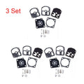 Set of 3 Carburetor Gasket Kit for ZAMA RB-5 RB-7 RB-11 RB-14 (Stihl 09 010 011 012)