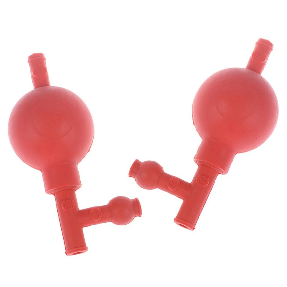Set of 2 Rubber Pipette Fillers with Effective Valve Mechanism