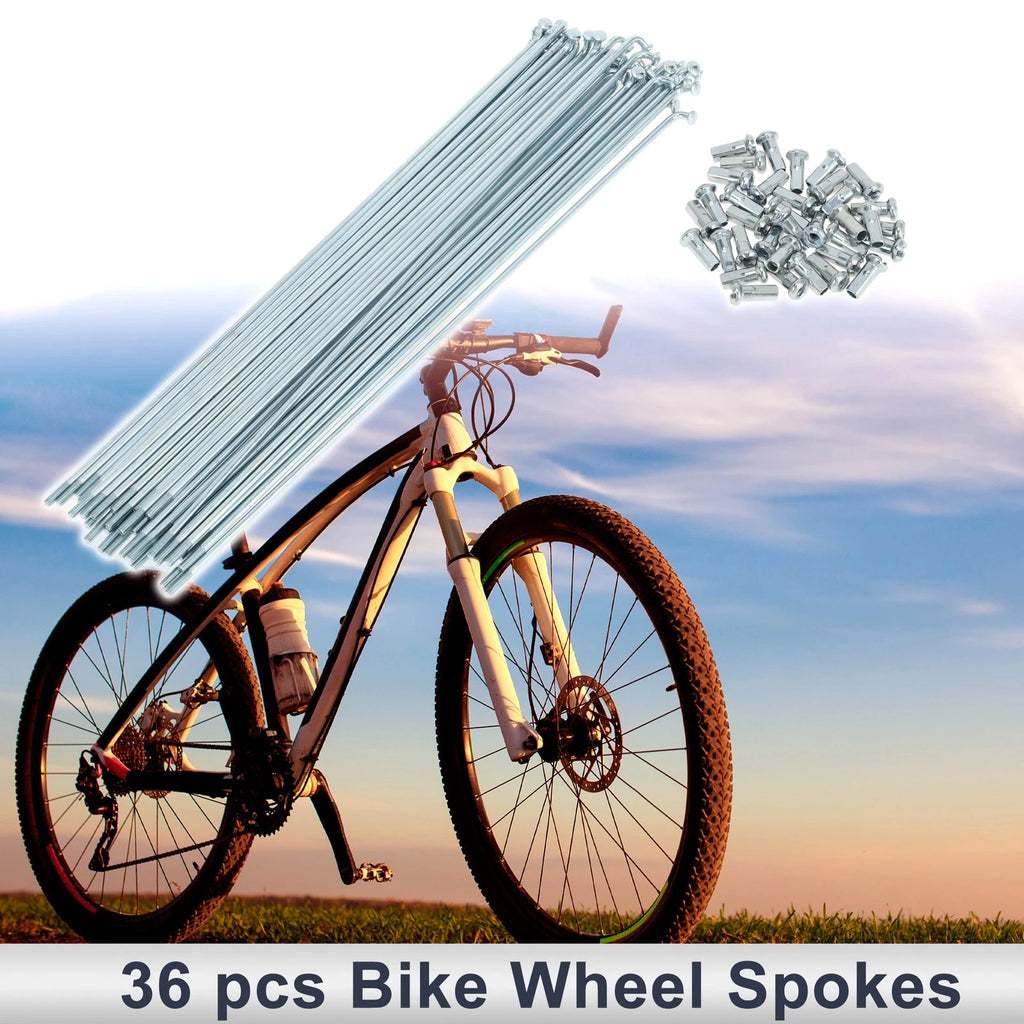 Bicycle Spoke Nipples Set 251mm Carbon Steel Galvanized Universal (Universal)